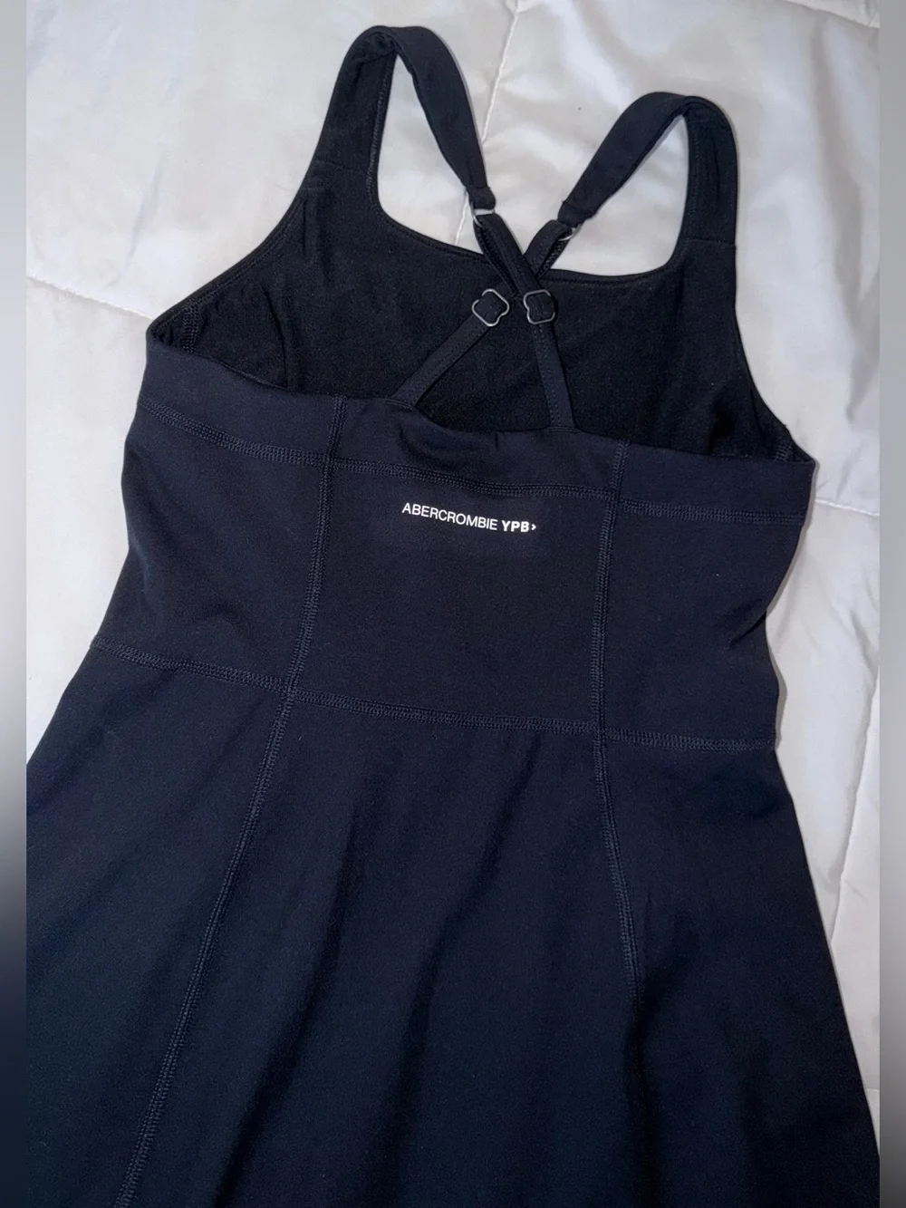 Girls Abercrombie Black Racerback Dress
